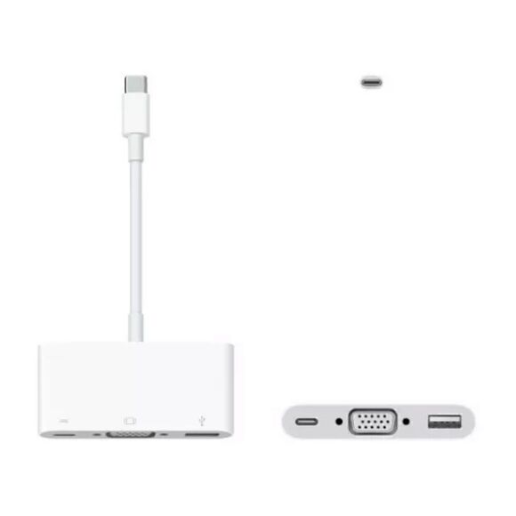 Apple USB-C VGA Multiport Adapter in White - AUTHENTIC + SEALED! - Picture 7 of 10